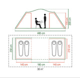 Coleman Spruce Falls 4-person tent