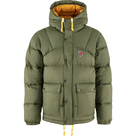 Dūnu jaka Fjallraven Expedition Down Lite vīriešu Green Mustard Yellow