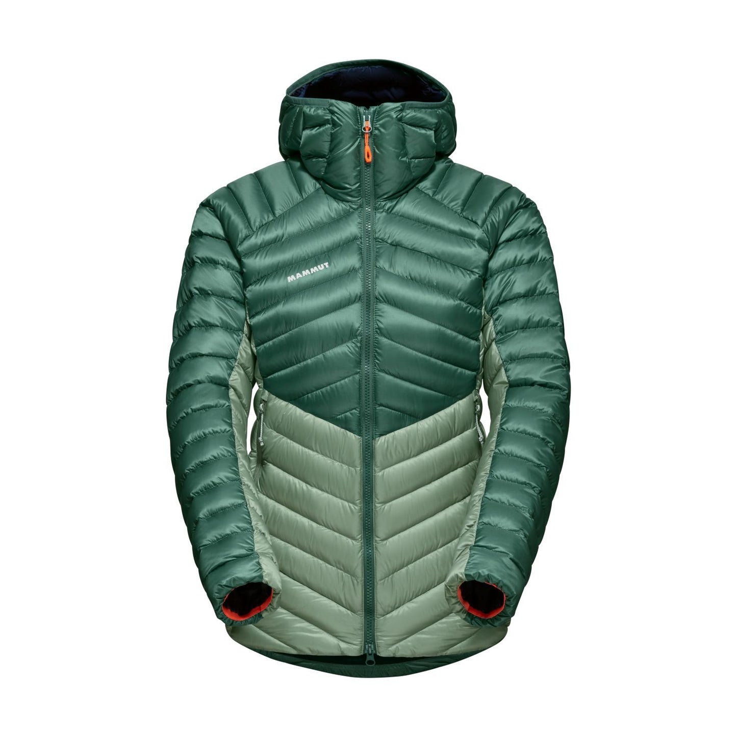 Dūnu jaka Mammut Broad Peak IN Hooded sieviešu Jade-Dark Jade