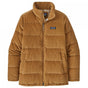 Dūnu mētelis Patagonia Cord Fjord Coat sieviešu Nest Brown