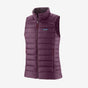 Dūnu veste Patagonia Down Sweater Vest sieviešu Night Plum