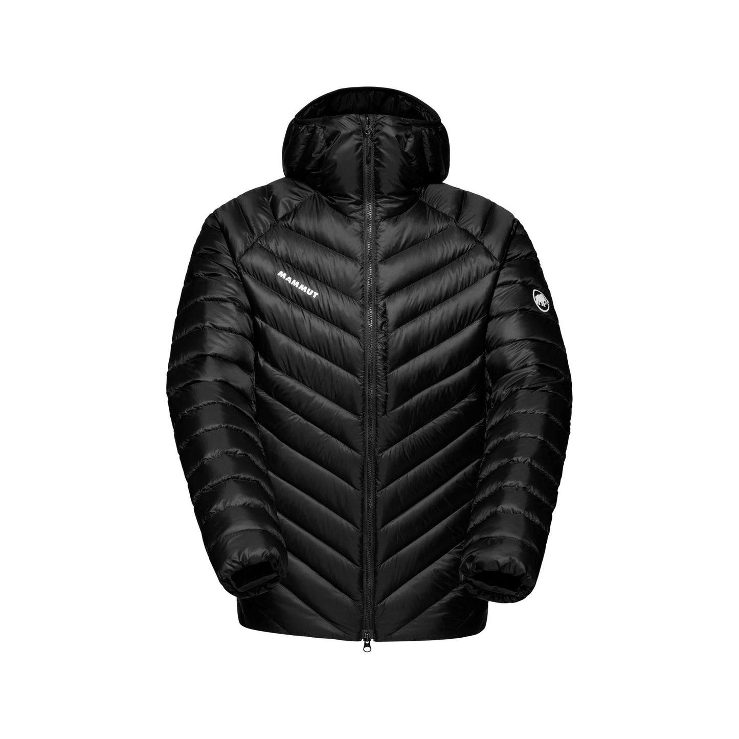 Drydown dūnu jaka Mammut Broad Peak IN Hooded vīriešu Black