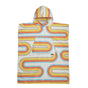 Dvielis-pončo ar kapuci Packtowl Poncho Retro Curve