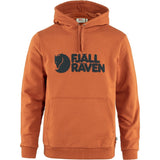 Džemperis Fjallraven Logo Hoodie vīriešu Terracotta Brown