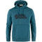 Džemperis Fjallraven Logo Hoodie vīriešu Deep Sea