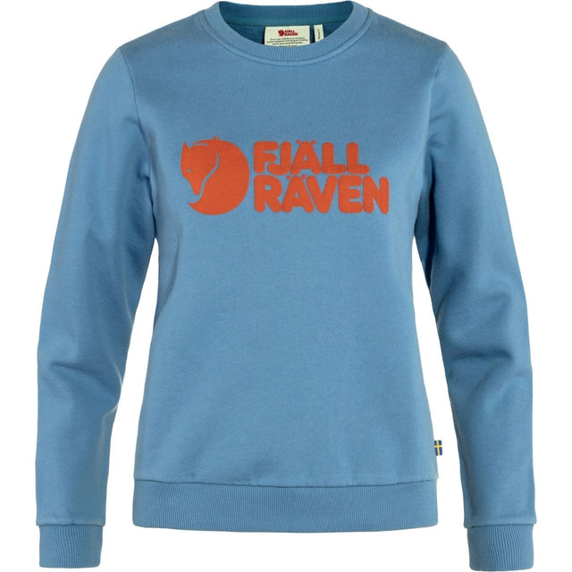 Džemperis Fjallraven Logo sieviešu Dawn Blue-Terracotta brown