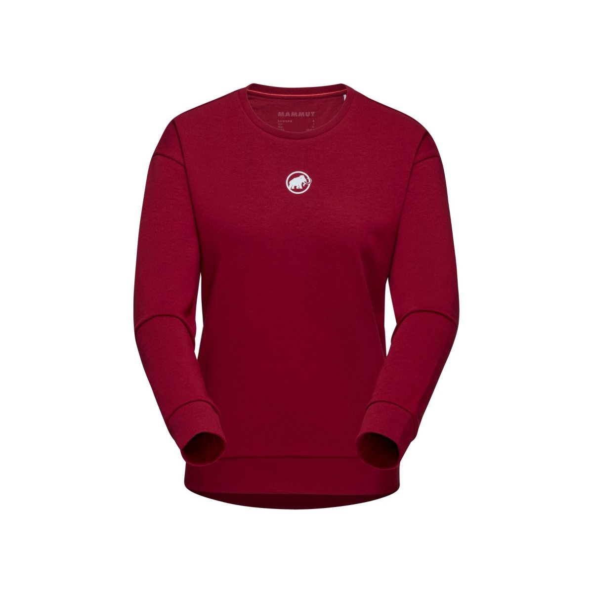 Džemperis Mammut Core ML Crew Neck Original sieviešu Blood Red