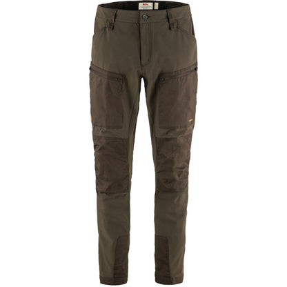 Pārgājienu bikses Fjallraven Keb Agile Trousers vīriešu Dark Olive R