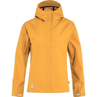 Lietus jaka Fjallraven HC Hydratic Trail sieviešu Mustard Yellow S