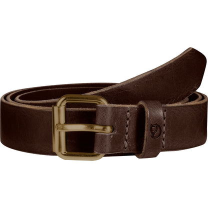 Fjallraven ādas josta Singi Belt 2.5 cm Brown