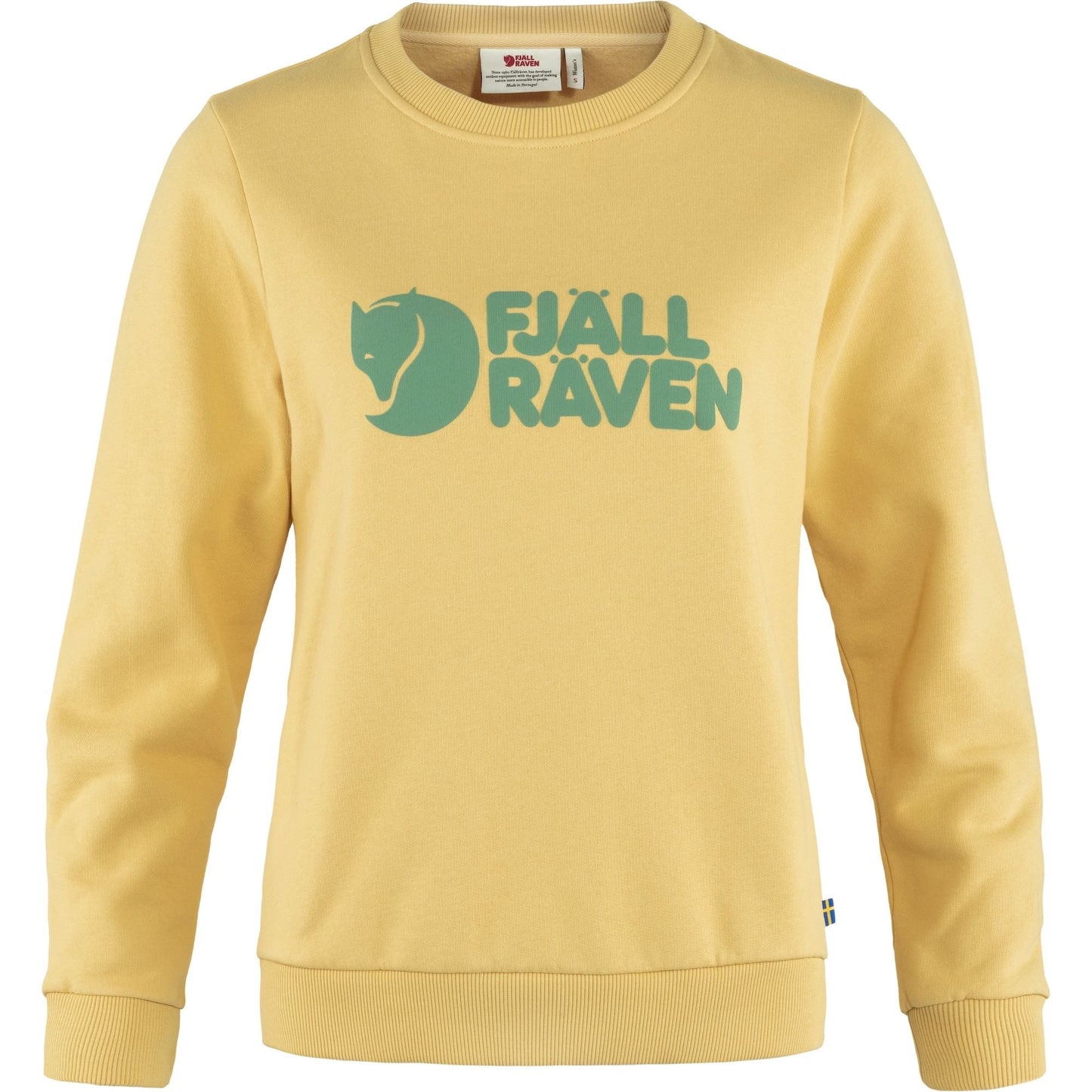 Džemperis Fjallraven Logo sieviešu Mais Yellow