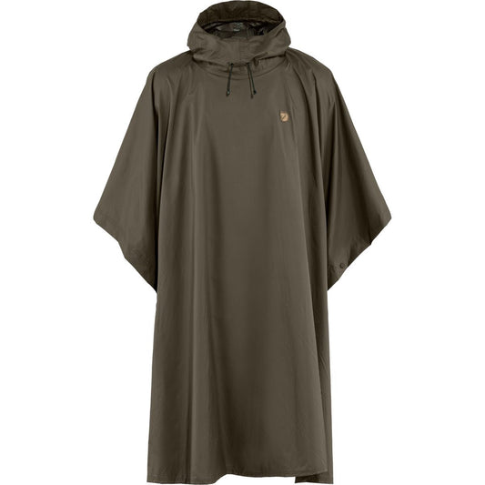 Lietus mētelis Fjallraven Poncho Dark Olive