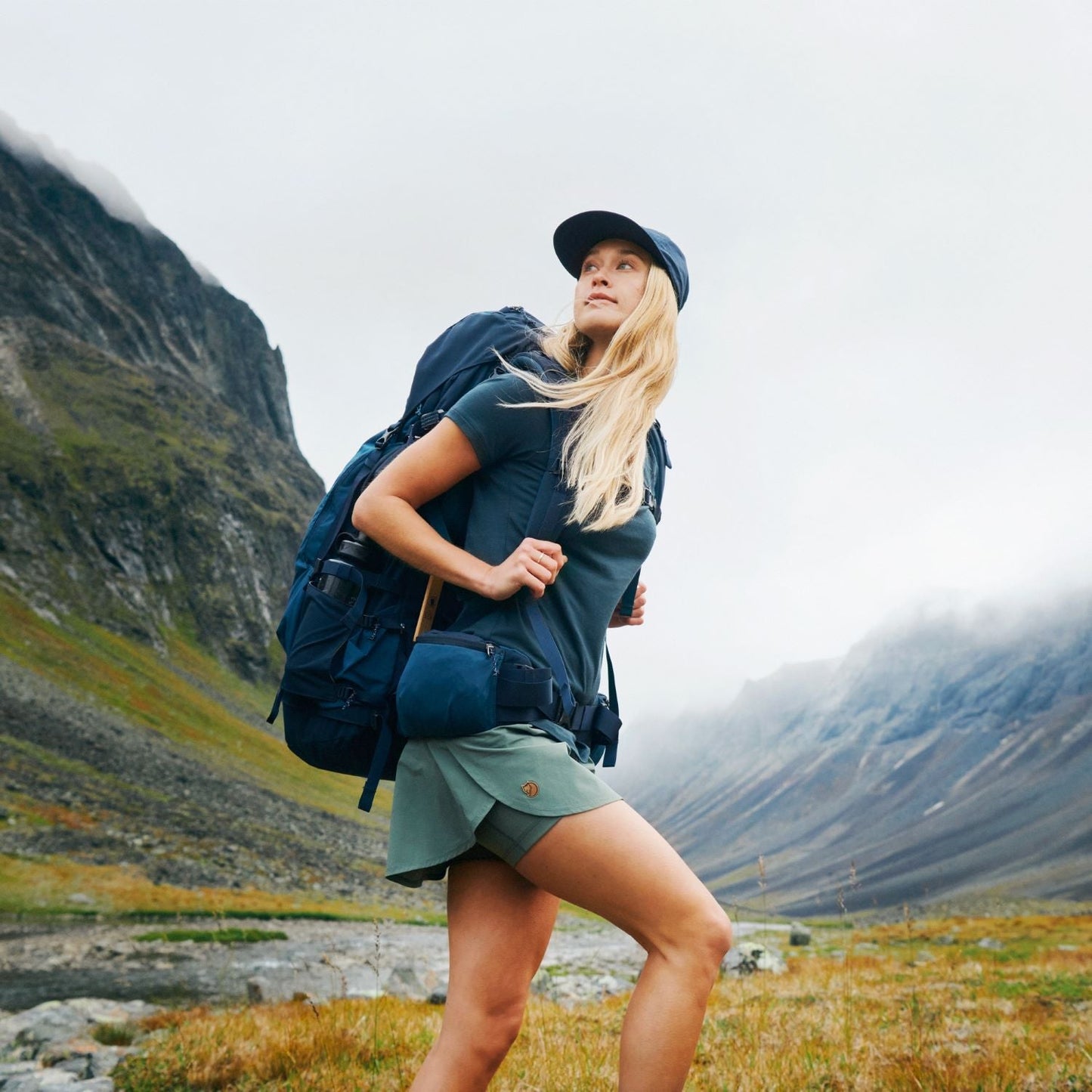 Svārki-šorti Fjallraven Abisko Midsummer Skort sieviešu