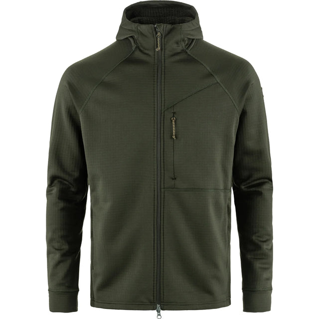 Fleece jacket Fjallraven Abisko Grid Fleece Hoodie men's