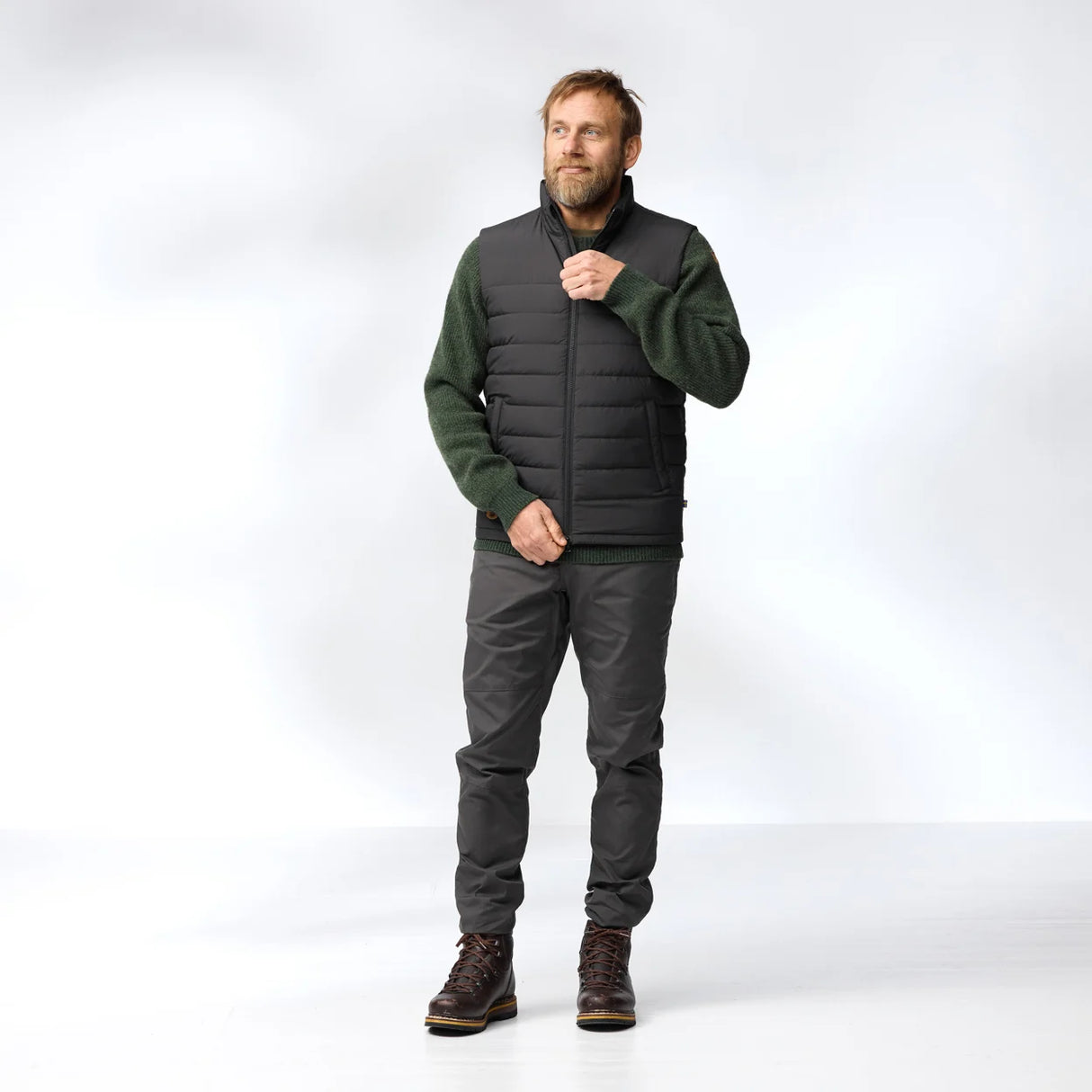 Dūnu veste Fjallraven Greenland Down Liner Vest vīriešu