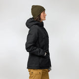 fjallraven greenland ziemas  jaka sieviešu  melna