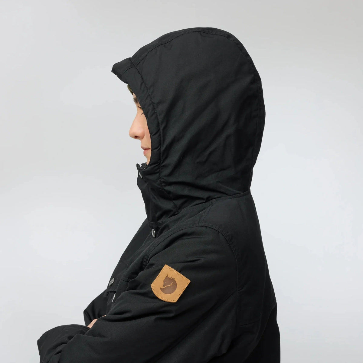 fjallraven greenland ziemas  jaka sieviešu  melna