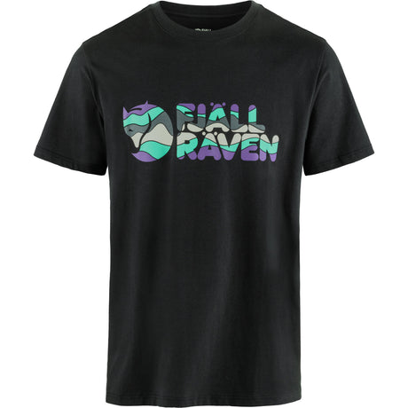 Fjallraven Multicolor logo T-krekls vīriešu
