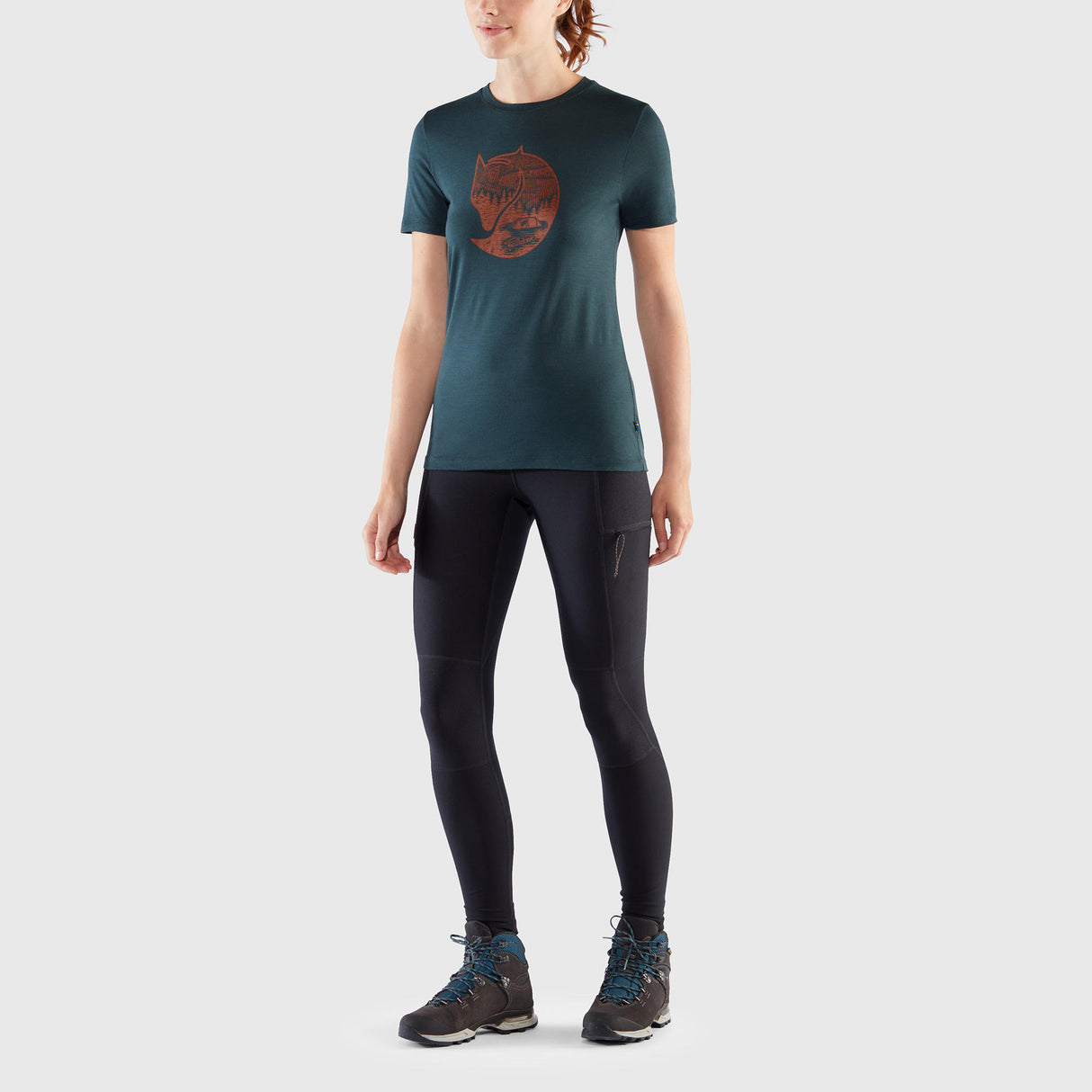 Fjallraven Women's Abisko Wool Fox SS Shirt
