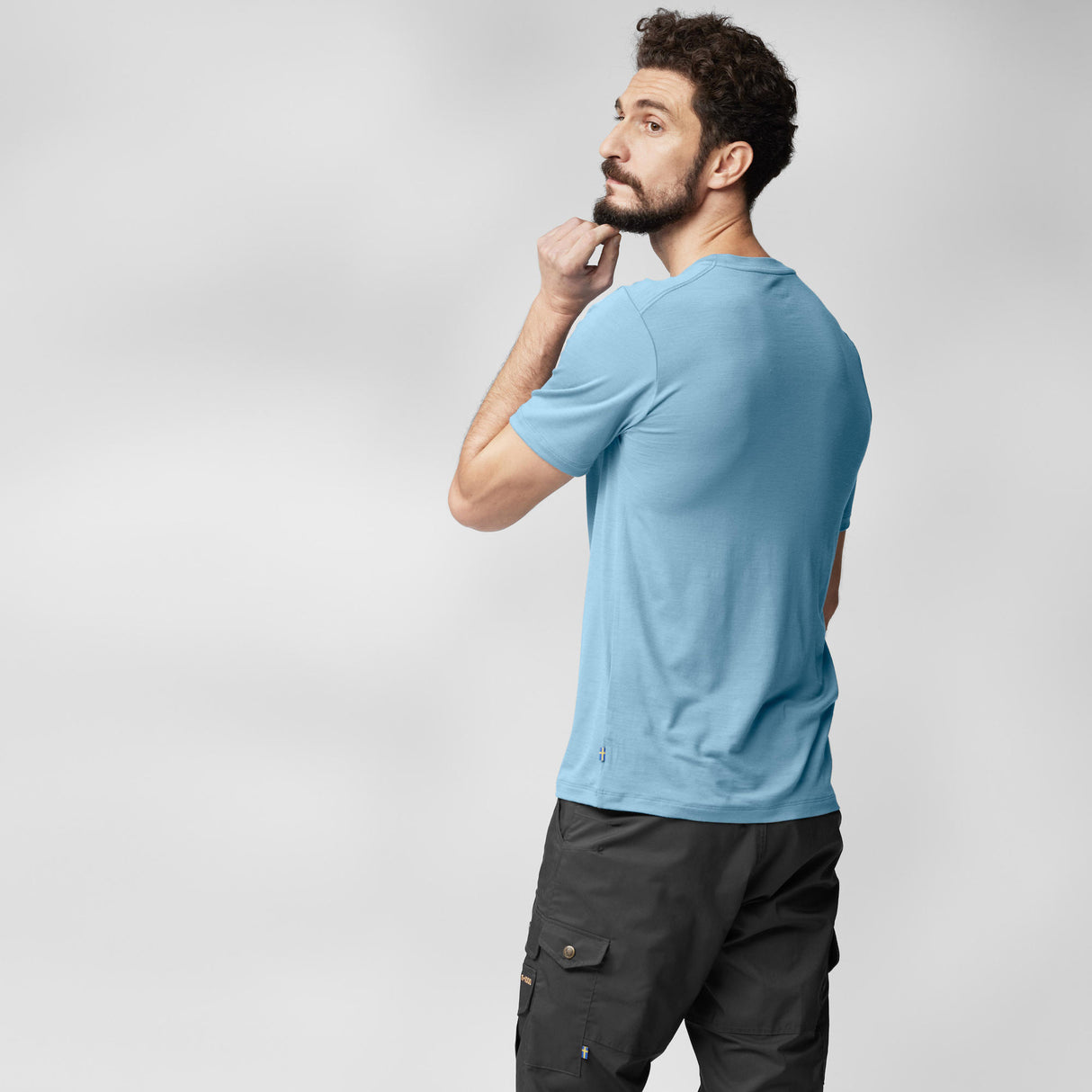 Fjallraven Men's Abisko Wool Logo SS T-Shirt