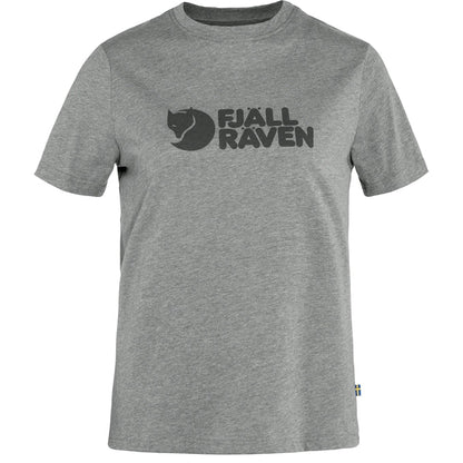 T-krekls Fjallraven Logo Tee sieviešu Grey-Melange