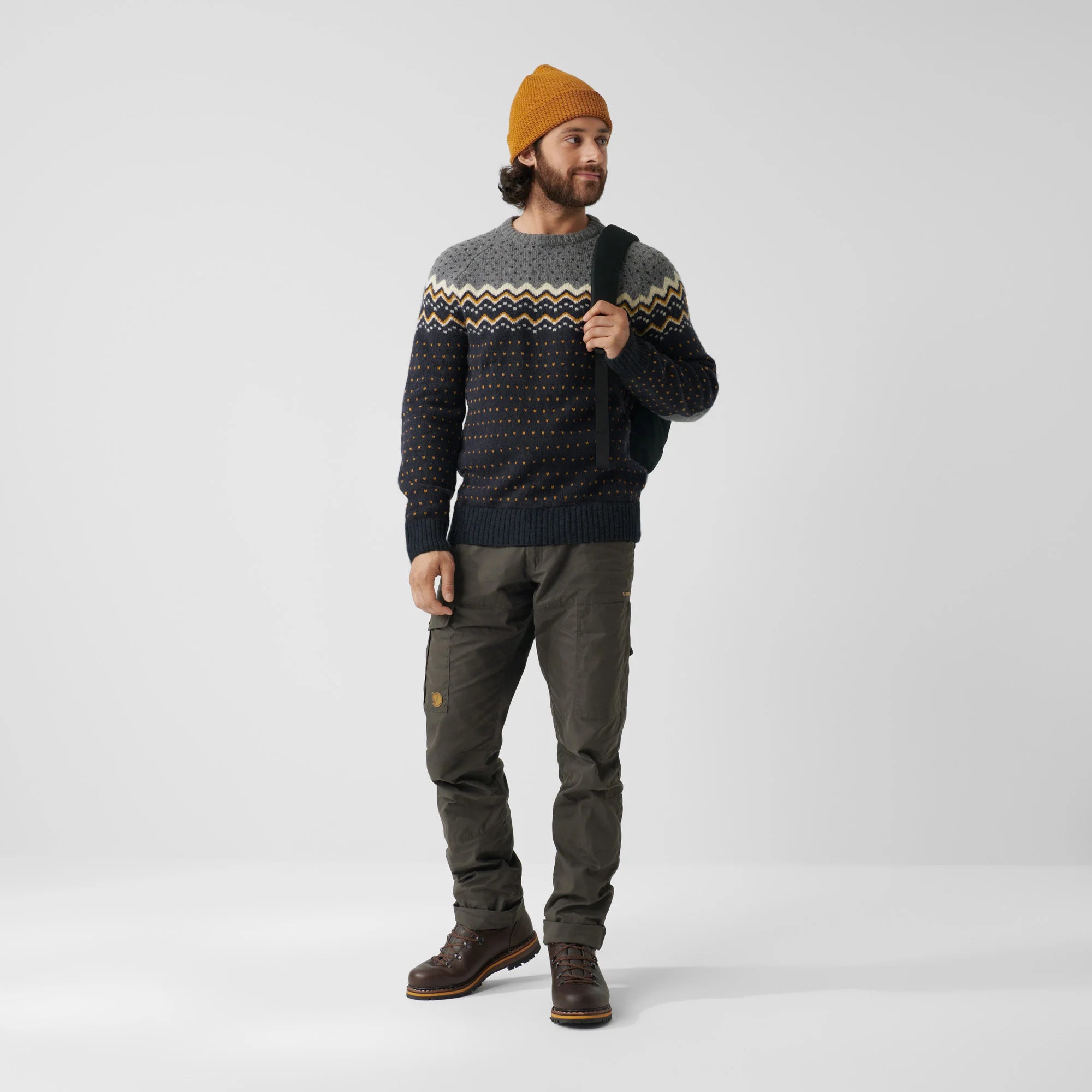 Men's wool sweater Fjallraven Övik Knit