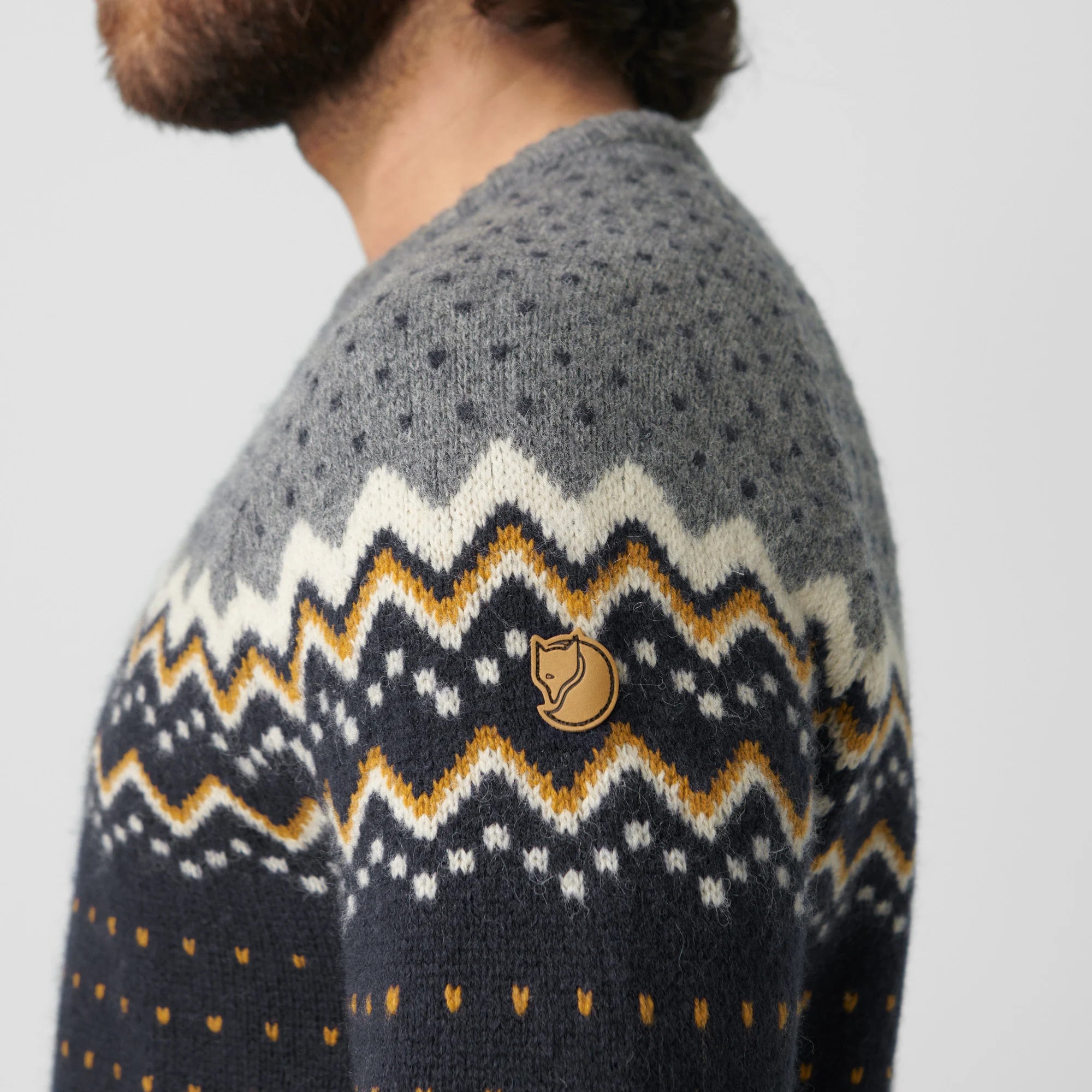 Men's wool sweater Fjallraven Övik Knit