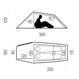 Tent Fjallraven Abisko Lite 2