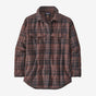 Flaneļa krekls Patagonia Heavyweight Fjord sieviešu Ice Caps: Dusky Brown