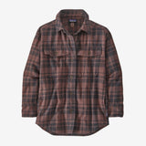 Flaneļa krekls Patagonia Heavyweight Fjord sieviešu Ice Caps: Dusky Brown