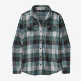 Flaneļa krekls Patagonia Organic Cotton Midweight Fjord sieviešu Guides: Nouveau Green