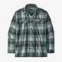 Flaneļa krekls Patagonia Organic Cotton Midweight Fjord vīriešu Guides: Nouveau Green