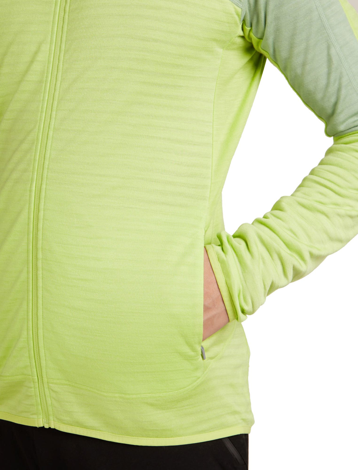 Vilnas flīsa jaka Icebreaker Real Fleece Descend vīriešu