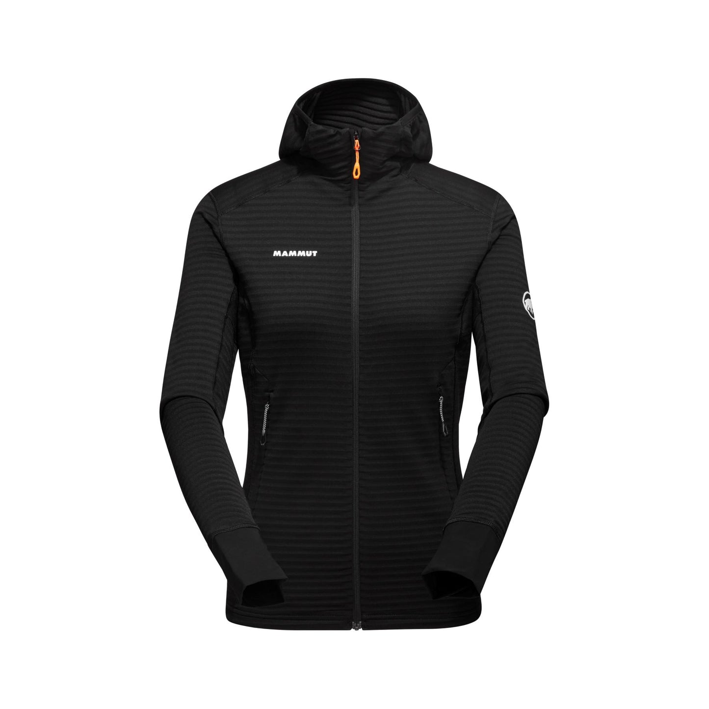 Flīsa jaka Mammut Taiss Light ML Hooded sieviešu Black