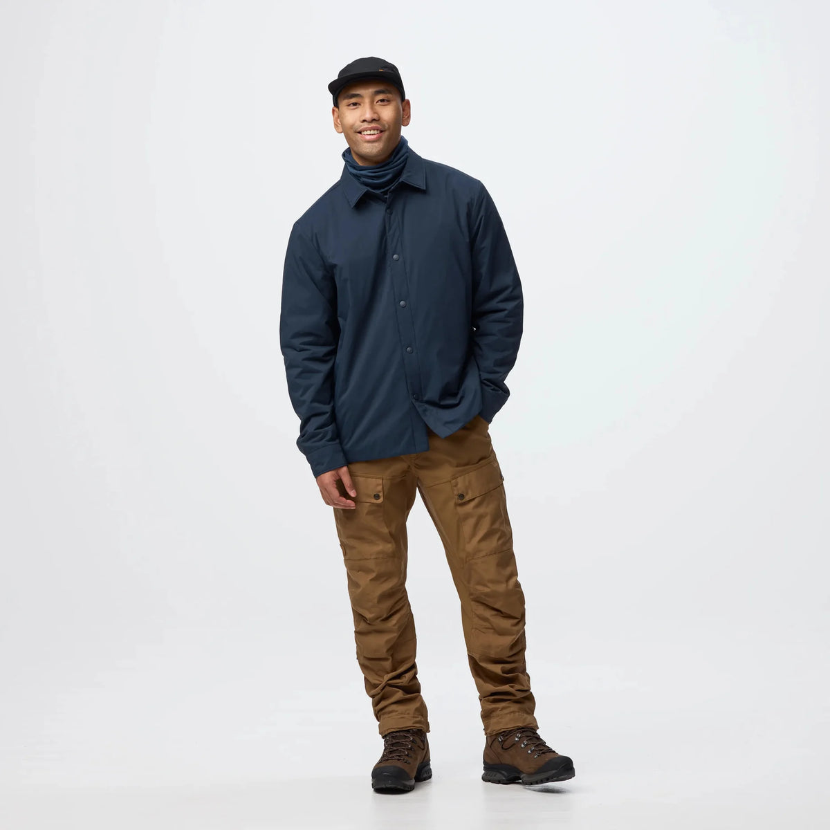 Fjällräven men's insulated shirt jacket HC