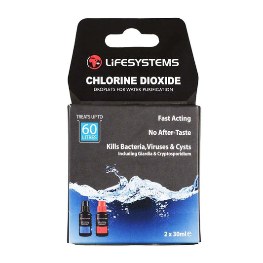 Ūdens attīrīšanas pilieni Lifesystems Chlorine Dioxide