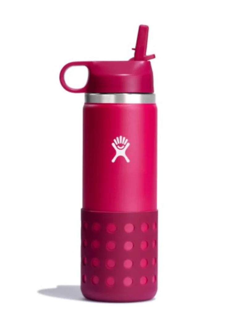 Hydro Flask pudele 590 ml Kids F Wide Mouth Straw Cap&Boot Peony