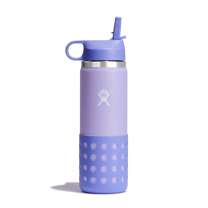 Hydro Flask pudele 590 ml Kids F Wide Mouth Straw Cap&Boot Wisteria