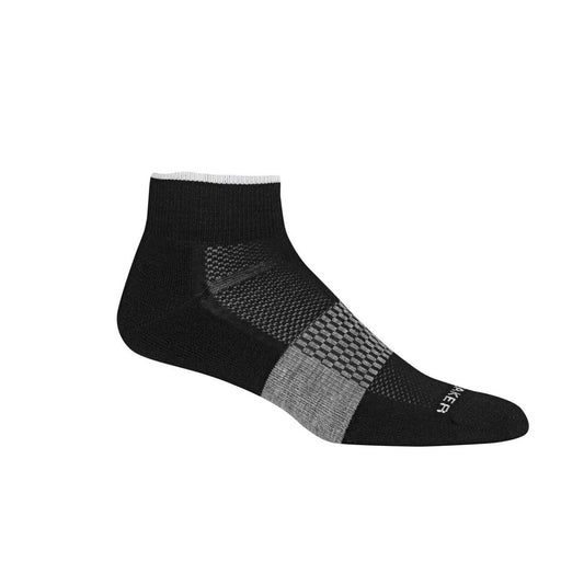 Zeķes Icebreaker Multisport Light Mini Merino vīriešu Black Snow