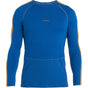 Merino termoveļas krekls Icebreaker ZoneKnit 260 LS Crewe vīriešu Lazurite Solar
