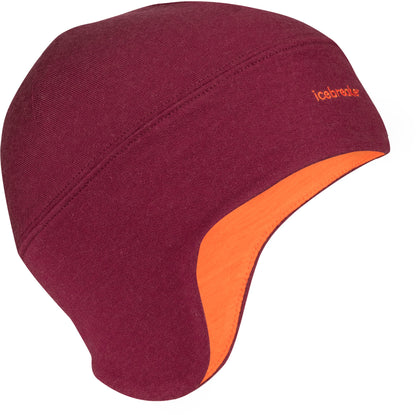 Cepure vilkšanai zem ķiveres Icebreaker Merino Quantum Beanie Cherry-Flash