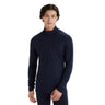 Merino termoveļa Icebreaker 200 Oasis LS Half Zip vīriešu Midnight Navy