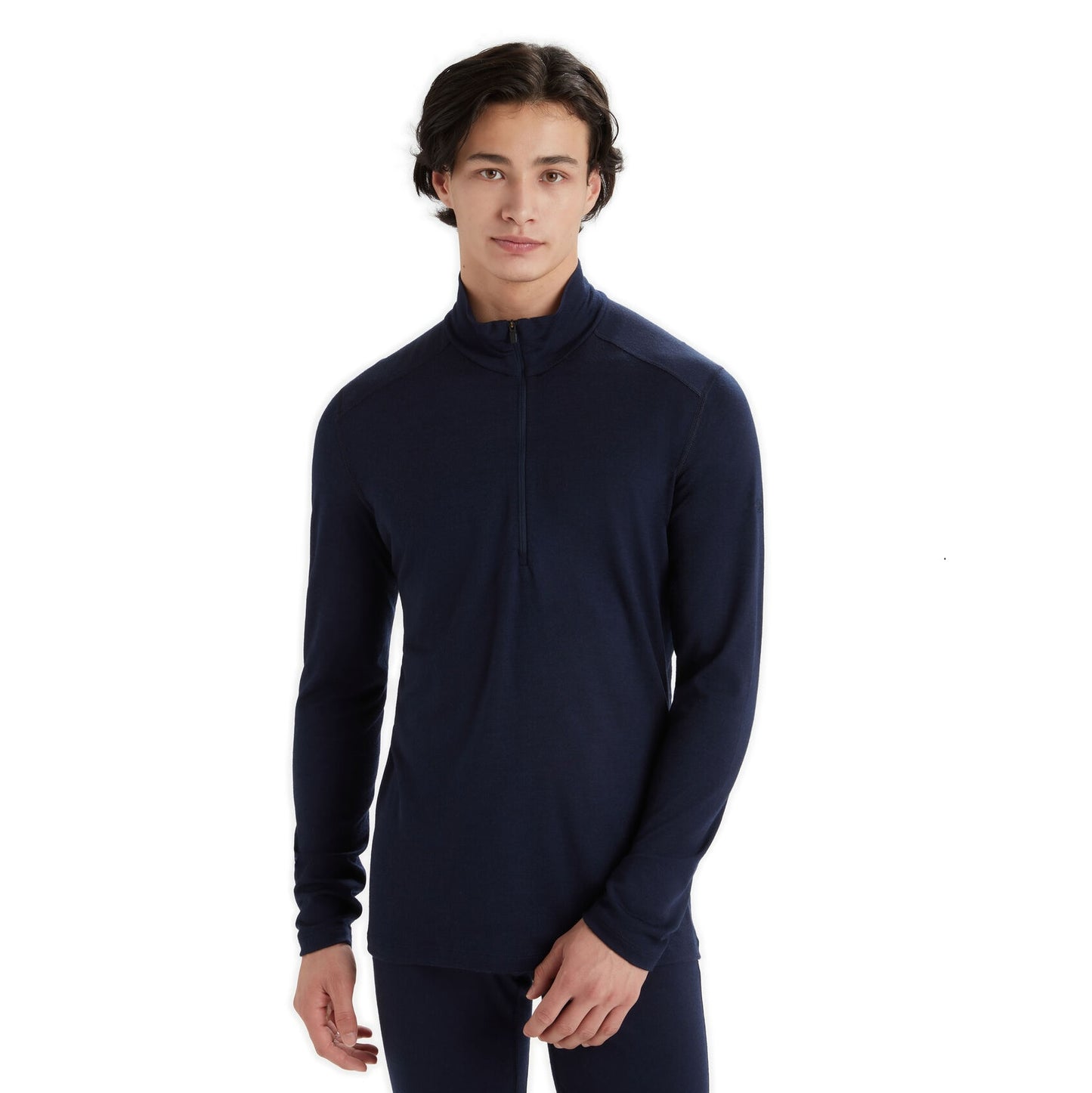 Merino termoveļa Icebreaker 200 Oasis LS Half Zip vīriešu Midnight Navy