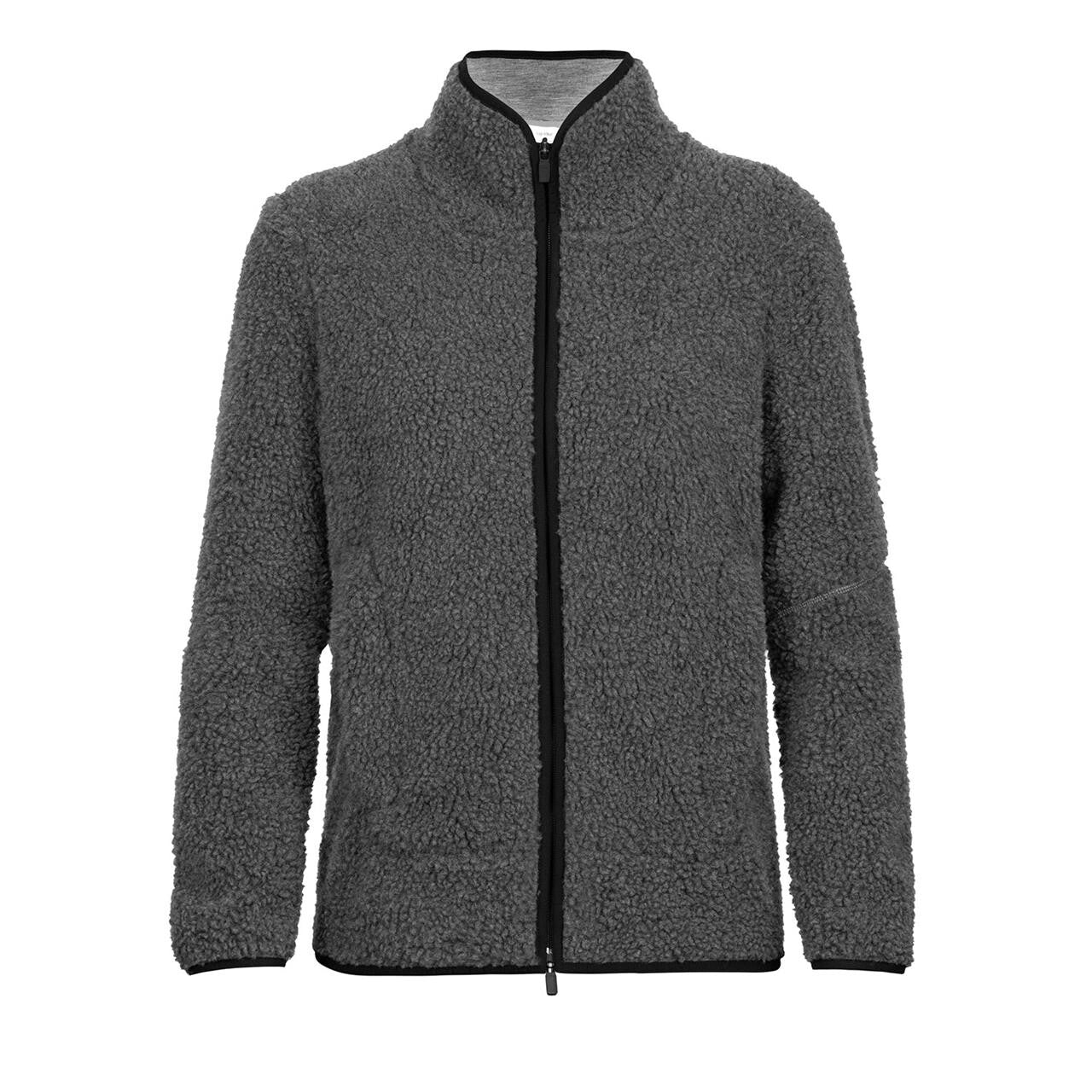 Vilnas flīsa jaka Icebreaker Real Fleece Sherpa sieviešu Gritstone S