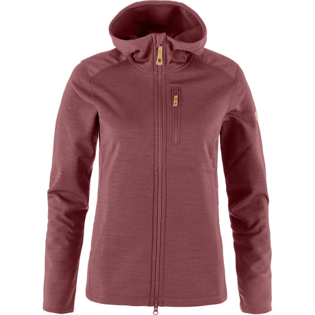 Flīsa jaka Fjallraven Keb Fleece Hoodie sieviešu
