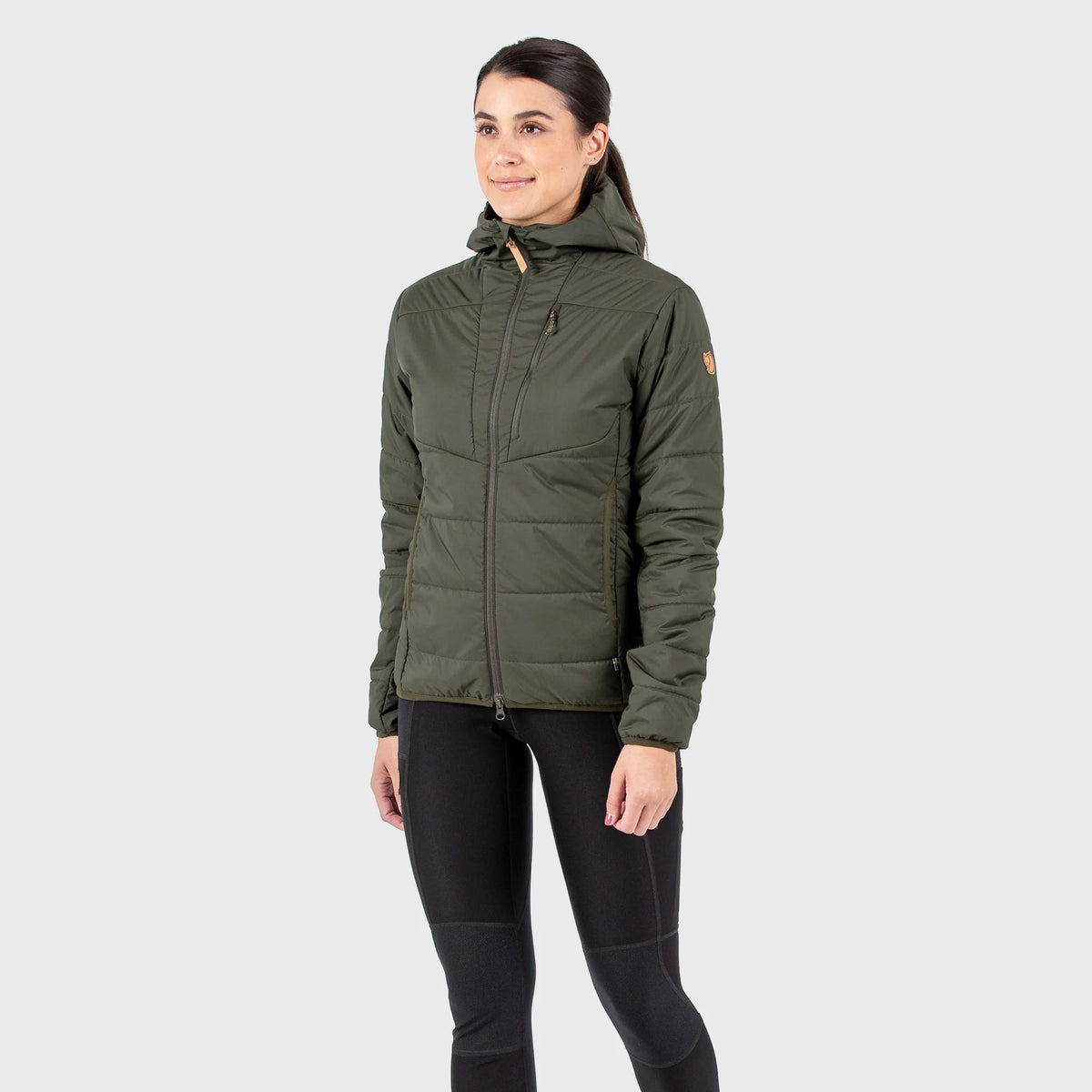 Fjallraven Keb Padded Hoodie hiking jacket for women