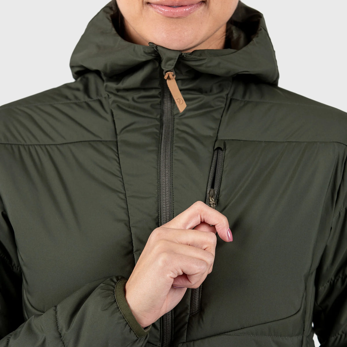 Fjallraven Keb Padded Hoodie hiking jacket for women