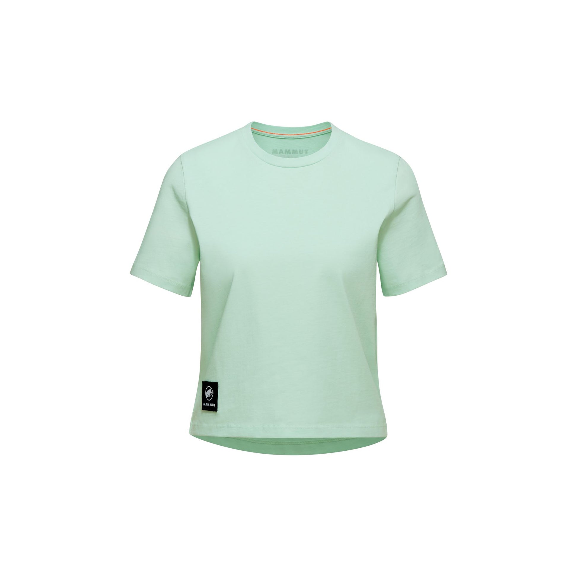 Krekls Mammut Massone T-Shirt Cropped Patch sieviešu Neo Mint