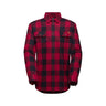 Krekls Mammut Tamaro Longsleeve vīriešu Blood Red-Black