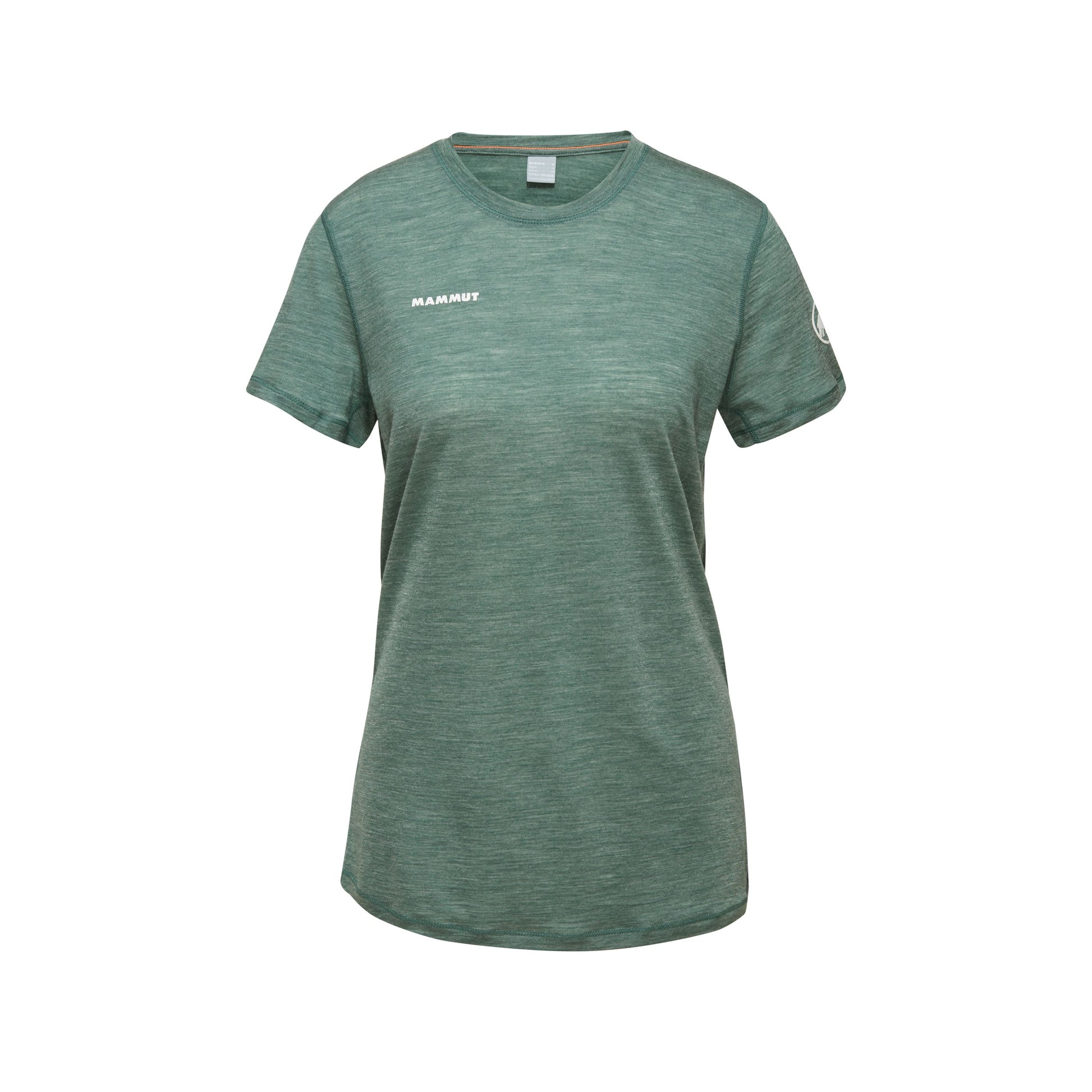 Krekls Mammut Tree Wool T-shirt sieviešu Dark Jade-Melange